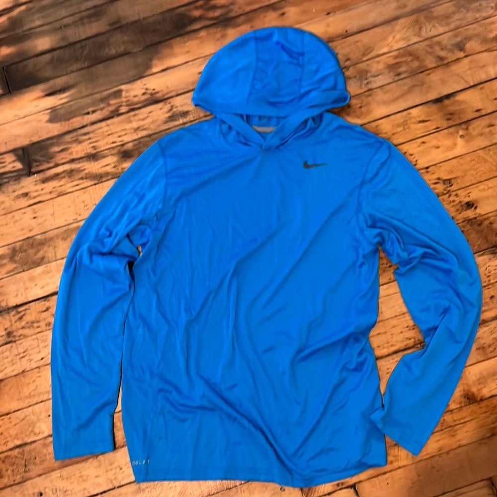 Nike Train Blue hoody long sleeve top
